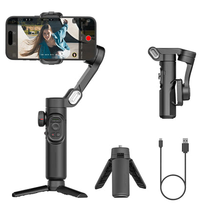 Smart XE Kit 3-Axis Gimbal Stabilizer with Magnetic Fill Light for Smartphone Video Recording